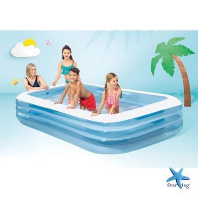Надувной бассейн INTEX 58484 305&times;183&times;56 см &bull; Просторный летний бассейн для всей семьи