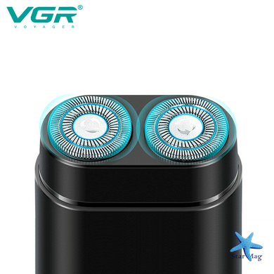 Мужская электробритва VGR V-341 &bull; Аккумуляторная бритва для лица, шейвер для сухого бритья и ежедневного ухода