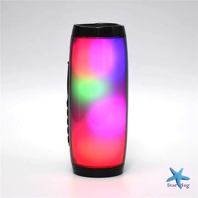 Вluetooth колонка влагостойкая TG-157 Pulse с разноцветной подсветкой ∙ Портативная Bluetooth-колонка T&G TG-157 для дома