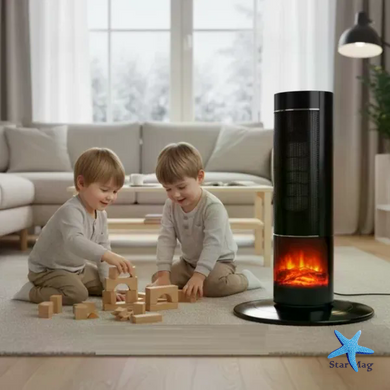 Підлоговий обігрівач PTC-PH16 2000 Вт &bull; Керамічний тепловентилятор PTC-PH16 для дому та офісу з пультом керування, термостатом, таймером і захистом від перегріву