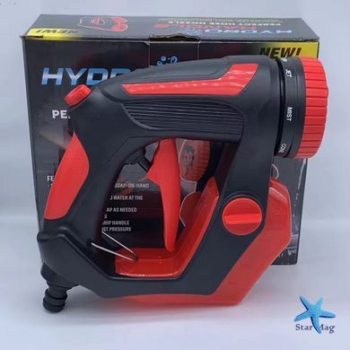 Шланговая насадка &ndash; пистолет Hydro Handle &middot; Пеноструйный аппарат на шланг с отсеком для моющих средств для уборки, мойки автомобиля