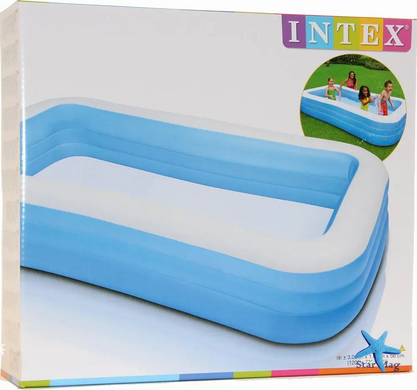 Надувной бассейн INTEX 58484 305&times;183&times;56 см &bull; Просторный летний бассейн для всей семьи