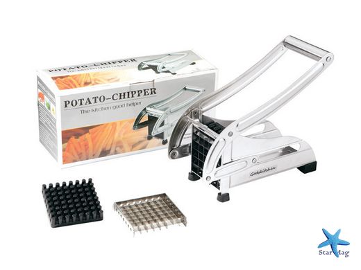 Машинка для нарізування картоплі соломкою Potato Chipper | картоплерізання | овочерізка | мультирізка