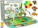 Развивающий игровой коврик для новорожденных 5 в 1 с шариками LEAN Toys X-647 &bull; Детский коврик-манеж с дугами, игрушками, бортиками и подушкой