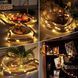 Гірлянда Лалліброх KAR306 2 м 40 LED на батарейках &bull; Декоративна канатна LED-гірлянда KAR306 для інтер'єру з теплим білим світлом IP20