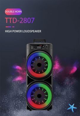Колонка Bluetooth Wireless Speaker TTD-2807 ∙ Портативна Bluetooth-колонка TTD-2807