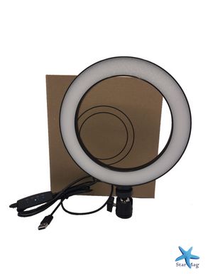 Кольцевая LED лампа | Светодиодная селфи-лампа | Селфи лампа USB (20см) без штатива