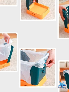 Складне відро для сміття Кошик – тримач сміттєвих пакетів