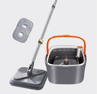 Швабра с ведром и отжимом Mop with Bucket K10 ∙ Комплект для мытья полов ∙ Складная швабра