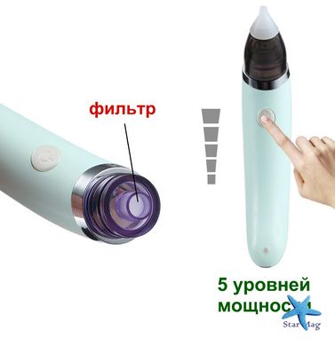 Назальный аспиратор для детей BY-3578 ∙ Детский аспиратор для носа