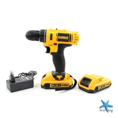Шуруповёрт Electric Drill KAR 600 с набором слесарного инструмента ∙ Универсальный шуруповёрт с насадками Electric Drill 24W