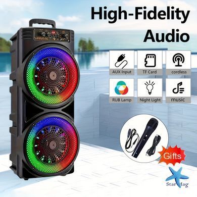 Колонка Bluetooth Wireless Speaker TTD-2807 ∙ Портативна Bluetooth-колонка TTD-2807