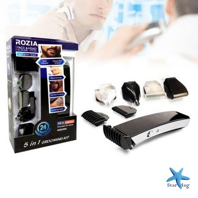 Универсальная машинка для стрижки волос,с насадками 5in1 Rozia HQ-5300 CG21 PR3