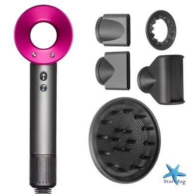 Фен для волосся 5в1 Leafless Hair Dryer з насадками для укладки та функцією швидкого сушіння &bull; Професійний фен для дому та салону S238-1