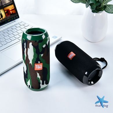 Портативная стереоколонка Bluetooth T&G TG117 для отдыха ∙ Беспроводная водостойкая Bluetooth-колонка TG-117 для дома