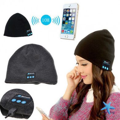 Шапка із вбудованими bluetooth навушниками SPS Hat BT ∙ Портативна колонка-шапка Bluetooth music hat