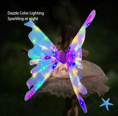 Детские светящиеся крылья дракона на батарейках &middot; Крылья ангела для детского праздника &middot; Крылья Бабочка с подсветкой