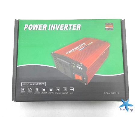 Інвертор перетворювач напруги Power Inverter 12-220V, 2000W