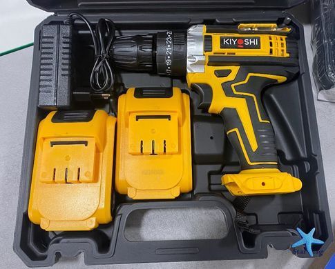 Шуруповёрт Electric Drill KAR 600 с набором слесарного инструмента ∙ Универсальный шуруповёрт с насадками Electric Drill 24W