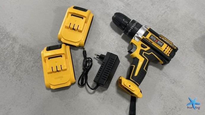 Шуруповёрт Electric Drill KAR 600 с набором слесарного инструмента ∙ Универсальный шуруповёрт с насадками Electric Drill 24W