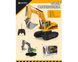 Гусеничный экскаватор с пультом управления Remote Control Excavator &bull; Детский радиоуправляемый экскаватор на гусеницах для игры дома и на улице