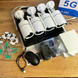 Беспроводной комплект видеонаблюдения DVR KIT CAD Full HD UKC 8004/6673 WiFi 5G белый &bull; Набор на 4 камеры с регистратором для дома, офиса, склада и участка
