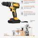 Шуруповёрт Electric Drill KAR 600 с набором слесарного инструмента ∙ Универсальный шуруповёрт с насадками Electric Drill 24W