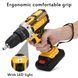 Шуруповёрт Electric Drill KAR 600 с набором слесарного инструмента ∙ Универсальный шуруповёрт с насадками Electric Drill 24W