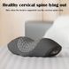 Беспроводная портативная массажная подушка Spine Pillow USB для шейного отдела позвоночника c УФ прогревом · Вибромассажер для шеи · 3 режима массажа