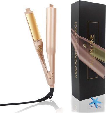 Плойка спиральная HAIR CurlingIron 2в1 WA-1 ∙ Универсальная плойка WA-1 для завивки и выпрямления волос