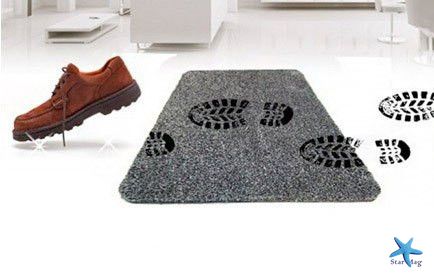 Коврик для обуви Clean Step Mat Супервпитывающий придверной напольный коврик, 70*45см