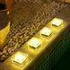 Садовый светильник Ice Cube теплый белый 10&times;6&times;10 см &bull; Уличный LED-фонарь на солнечной батарее для сада, дорожек и ландшафтной подсветки