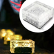 Садовый светильник Ice Cube теплый белый 10&times;6&times;10 см &bull; Уличный LED-фонарь на солнечной батарее для сада, дорожек и ландшафтной подсветки