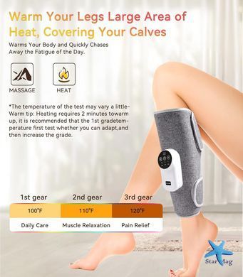 Массажер на ногу PORTABLE CALF MASSAGER MD062 ∙ Расслабляющий массажер для ног MD062