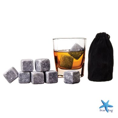 Камені для віскі Whiskey Stones ∙ Набір каменів для охолодження напоїв ∙ Багаторазовий лід
