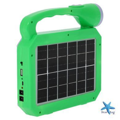 Переносной LED фонарь D-2010 JA-2002 с солнечной панелью ∙ Универсальный фонарь D-2010 JA-2002 для туризма и активного отдыха