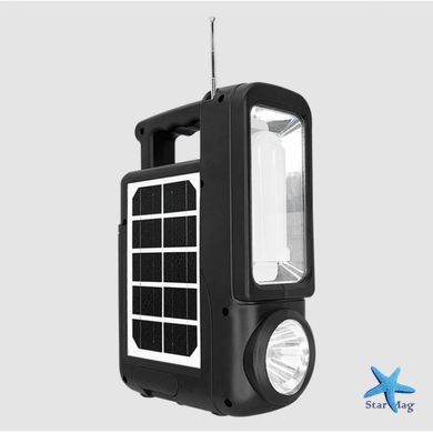 Зарядная станция CL-830 на солнечной батарее с PowerBank и радио ∙ Портативная солнечная станция с радио и Bluetooth CL-830