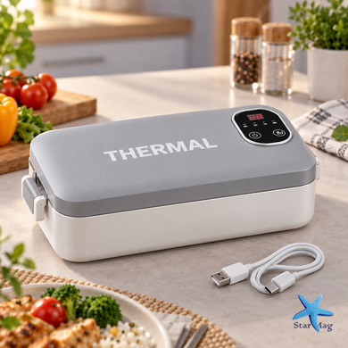 Ланч-бокс с подогревом Thermal DT-1650 &bull; Беспроводной электрический ланч-бокс Thermal DT-1650 с аккумулятором для еды