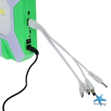 Переносной LED фонарь D-2010 JA-2002 с солнечной панелью ∙ Универсальный фонарь D-2010 JA-2002 для туризма и активного отдыха