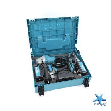Аккумуляторный набор инструментов DUC585 0217 48V Гайковерт и болгарка + 2 аккумулятора в кейсе