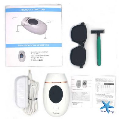 Портативний лазерний епілятор для видалення волосся в домашніх умовах IPL Depilator Laser Hair Removal Апарат для лазерної фотоепіляції Лазерна епіляція будинку