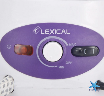 Парова праска Lexical LSS-1101 · Побутовий парогенератор для одягу, 2600W