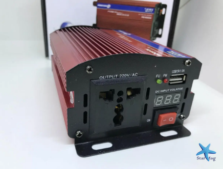 Инвертор преобразователь напряжения Power Inverter 12-220V, 500W