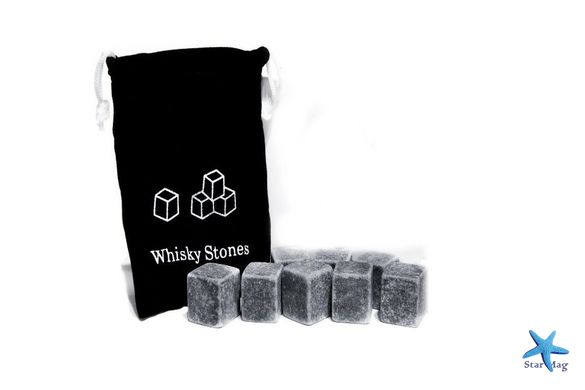 Камни для виски Whiskey Stones ∙ Набор камней для охлажения напитков ∙ Многоразовый лед