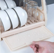 Двоярусна сушарка для посуду XL-157 Кухонний органайзер з екопластику