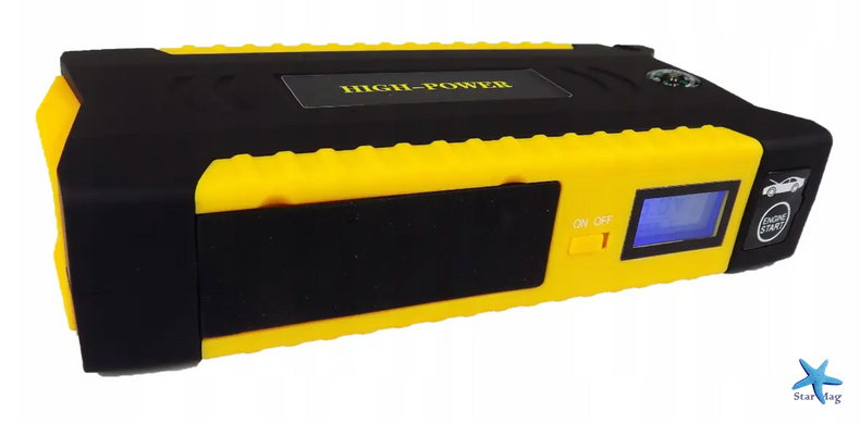 Пускозарядний пристрій з дисплеєм Jump Starter JS19D ∙ Автомобільний стартер і Powerbank Jump Starter JS19D
