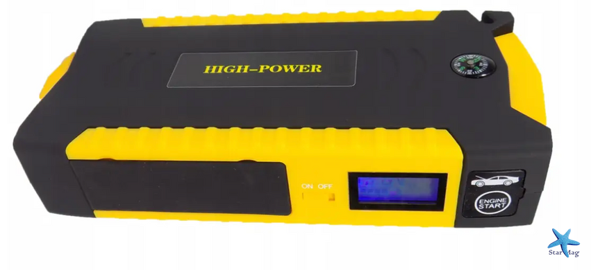 Пускозарядний пристрій з дисплеєм Jump Starter JS19D ∙ Автомобільний стартер і Powerbank Jump Starter JS19D