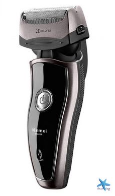 Триммер для бороды Kemei KM- 8009 | аккумуляторная мужская бритва | электробритва CG21 PR4