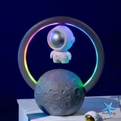 Ночник астронавт Night Lights RGB Astronaut • Беспроводная Bluetooth колонка-ночник Астронавт на Луне