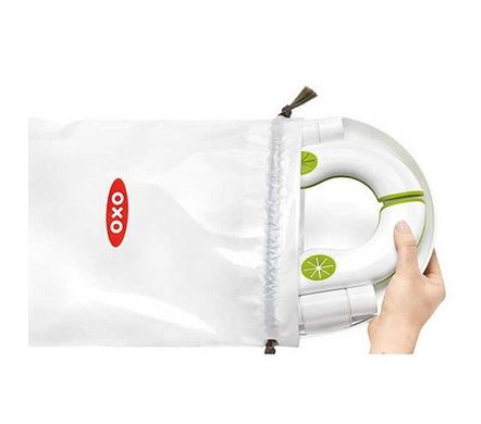 Детский дорожный горшок - туалет OXO Tot 2-in-1 Go Potty for Travel | накладка на унитаз/ детский туалет